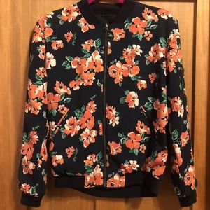 Tokyo Reversible Floral Bomber Jacket